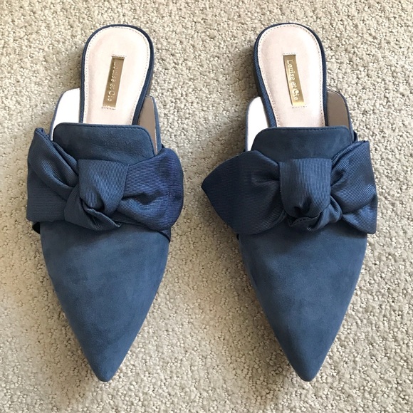 Louise et Cie Shoes - Blue Louise et Cie bow flats